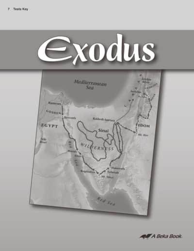 Abeka Exodus Test Key
