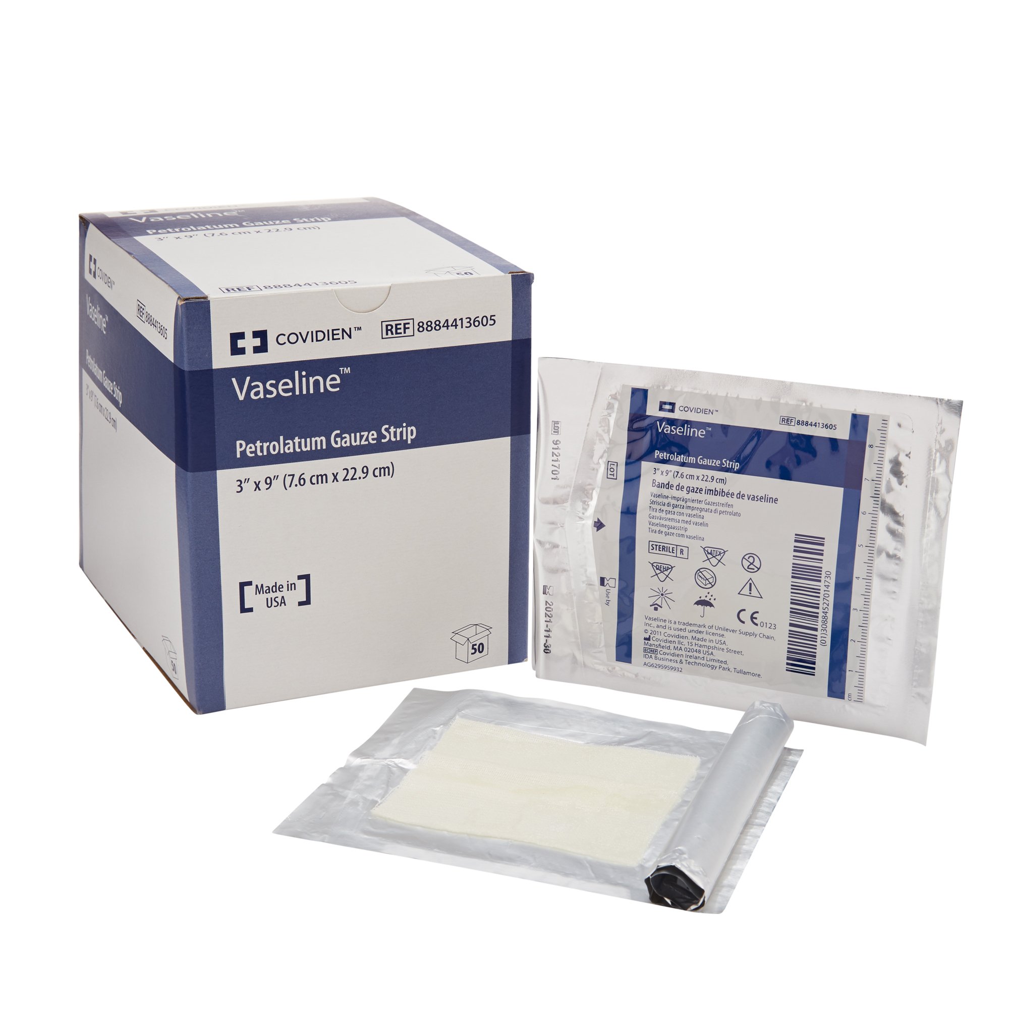 Vaseline Petrolatum Impregnated Dressing, 3 x 9 Inch MK 163164