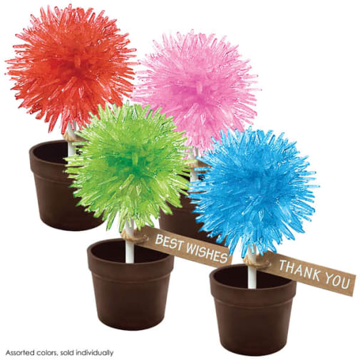 Crystal Lollipop Tree (assorted color & greeting)