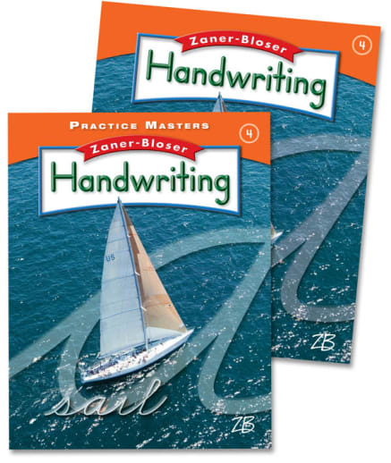 Zaner-Bloser Handwriting Grade 4 Home School Bundle - Student Edition/Practice Masters (2012 edition)