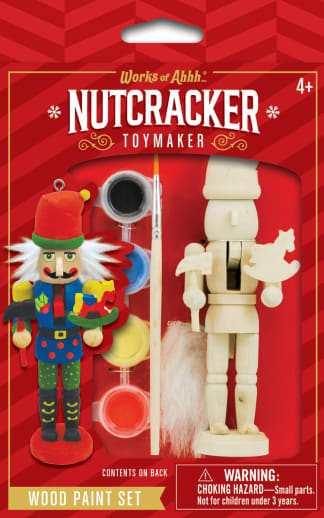 Mini Toymaker Wood Ornament & Paint Kit