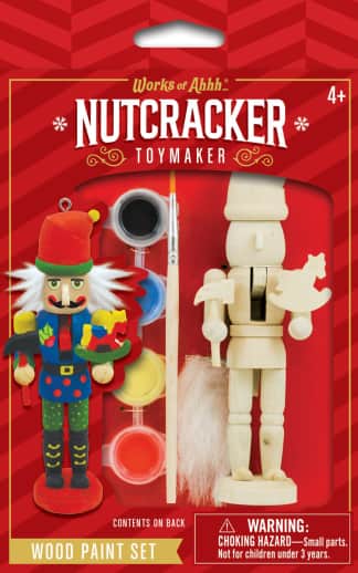 Mini Toymaker Wood Ornament & Paint Kit