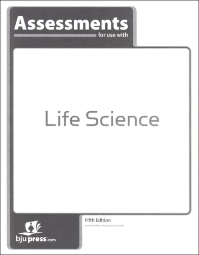 BJU Press Life Science Assessments 5th Edition