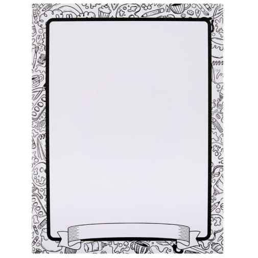 Prang Sketch Smart Sketch Book White 11 x 8 1/2