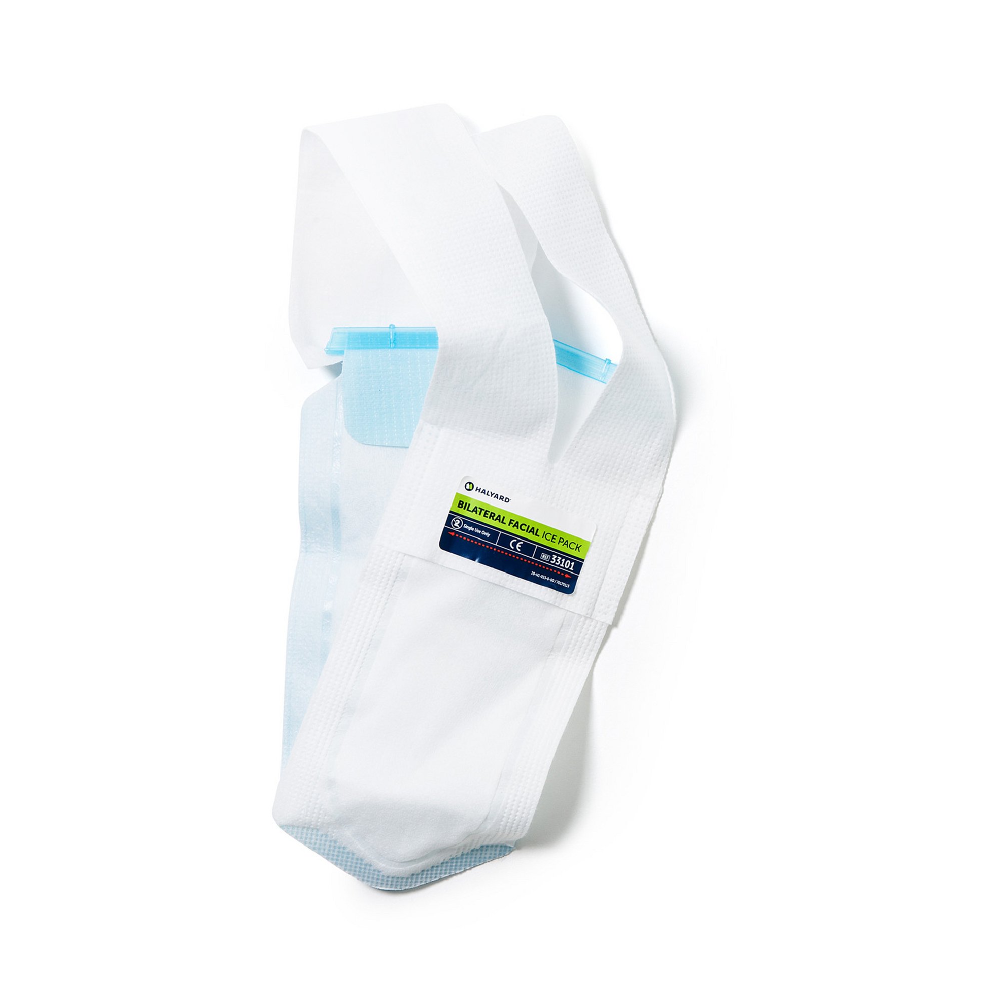 Halyard Bilateral Facial Ice Bag, 5 x 12 Inch MK 233637