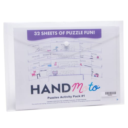 HandMoto Puzzles Activity Pack #1