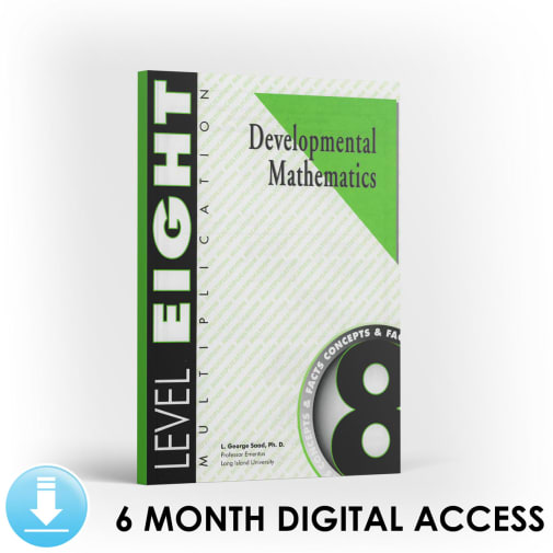 Developmental Math: Level 8 Student Workbook | Multiplication: Concepts and Facts (6 Month Access)