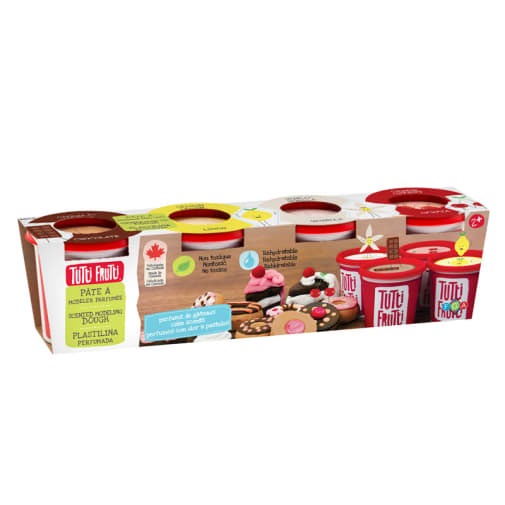 Tutti Frutti Cake Scents: 4 pack (Tutti Frutti Scented Modeling Dough)