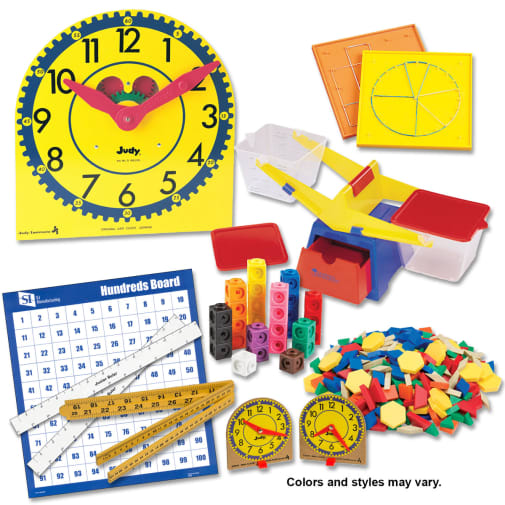 Manipulative Kit 1 (Plastic Pattern Block Upgrade, Judy Clock - Optional Items)