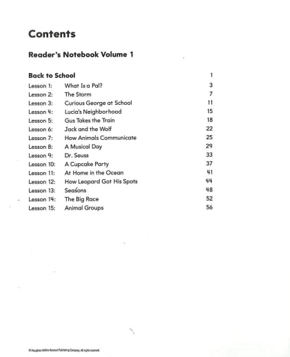 Journeys Common Core Reader's Notebook Teacher's Edition Grade 1