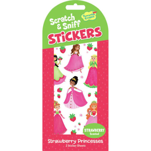 Strawberry Princesses Scratch & Sniff Stickers