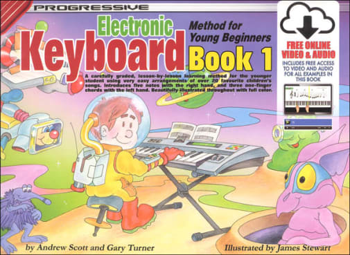 Keyboard for Young Beginners Book 1 w/ Online Audio & Video