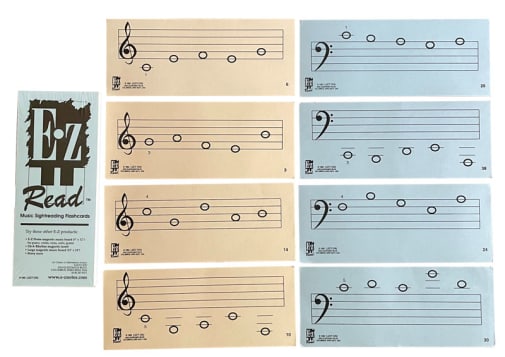 E-Z Read Music Sightreading Flashcards