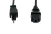 AC Power Cord, 5-15P to C13, 18 AWG, 1.5ft, Black