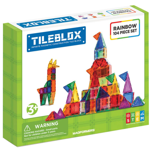 TileBlox Rainbow - 104 piece set