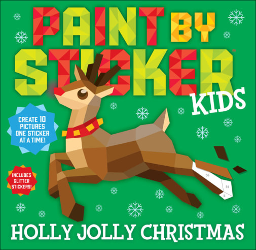 Paint by Sticker Kids: Holly Jolly Christmas - Create 10 Sticker Art Pictures