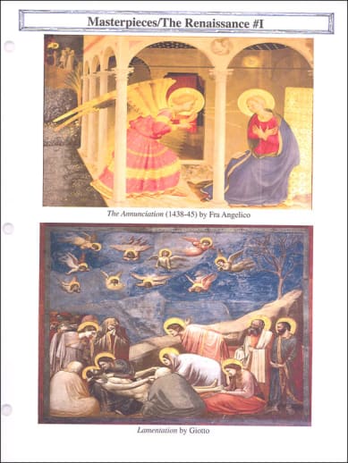 Classical Approach Masterpiece Lesson Cards Part IV The Renaissance, Reformation, & 1600's