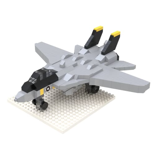 Mini Building Blocks: F-14 Fighter Jet (400 pieces)