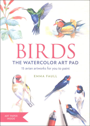 Birds Watercolor Art Pad for Me: 15 Beautiful artworks for you to paint