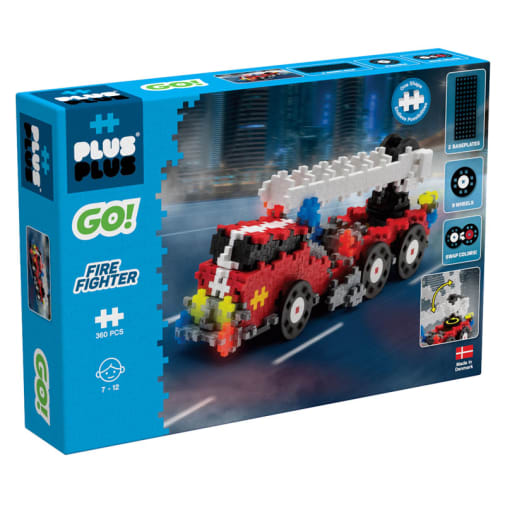 Plus-Plus Go! Fire Fury Truck