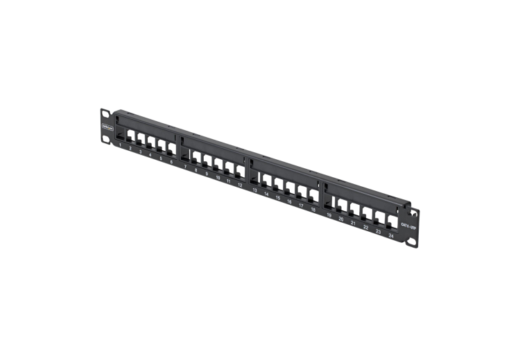 24 port, 1RU Keystone