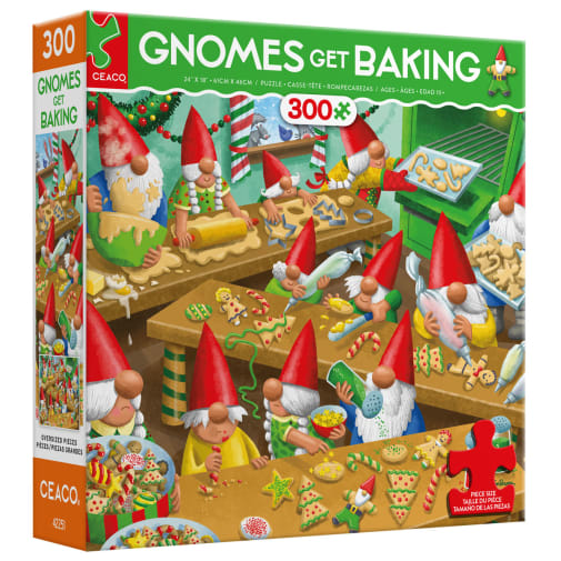 Ceaco Gnomes Get Baking Puzzle 300 pieces