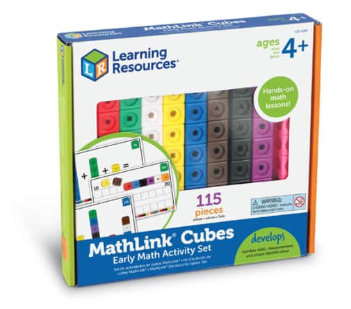 Learning Resources MathLink Cubes Early Math Activity Set