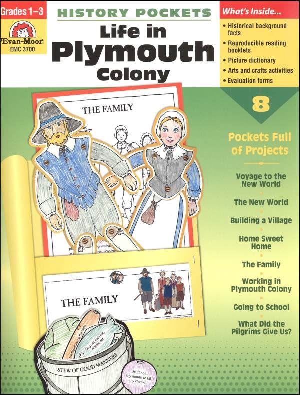 History Pockets: Life in Plymouth Colony, Grades 1-3