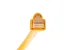 CAT6A Ethernet Patch Cable, Booted, 6ft, Yellow