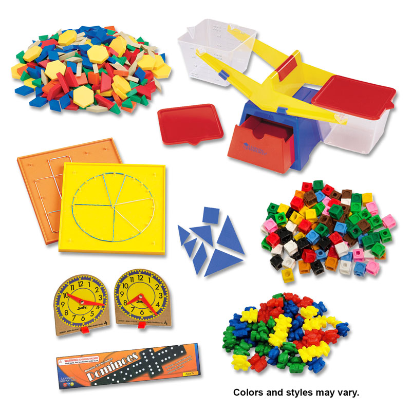 Manipulative Kit K (Plastic Pattern Block Upgrade, NO Optional Items)