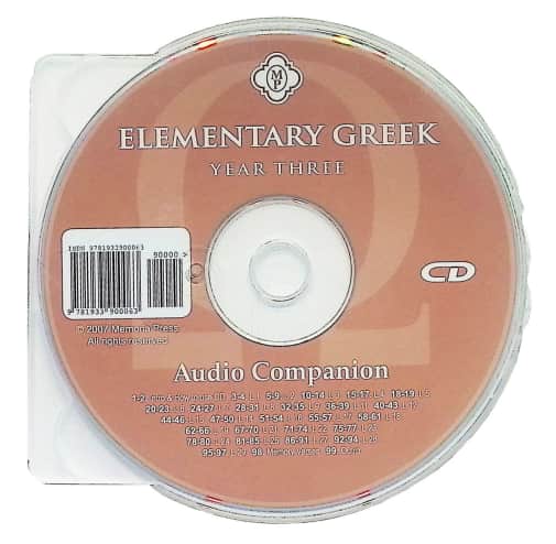 Memoria Press Elementary Greek 3: Koine for Beginners Audio CD & Digital Streaming