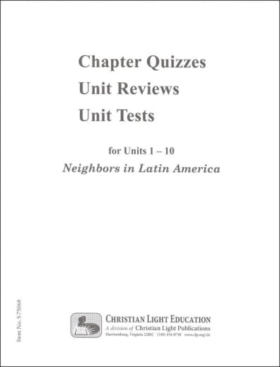 Social Studies 600 Neighbors in Latin America Quizzes & Tests