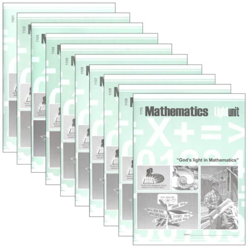 Algebra II LightUnit Set 1101-1110