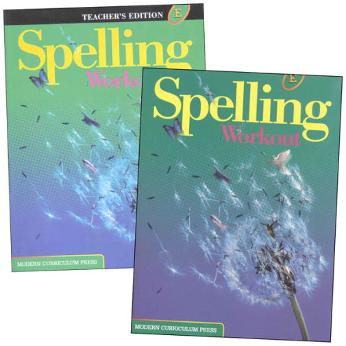 MCP Spelling Workout 2001 Homeschool Bundle E