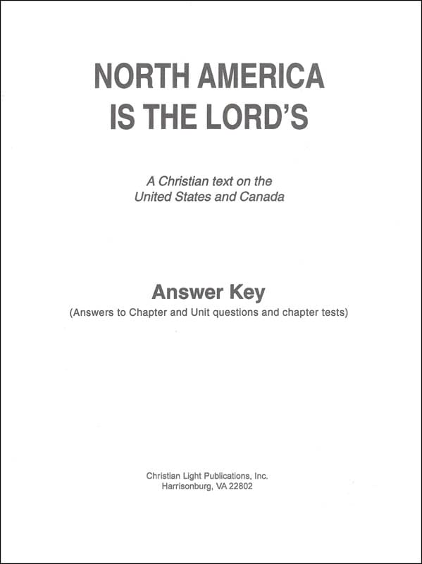 Social Studies 500 Answer Key (for Textbook)