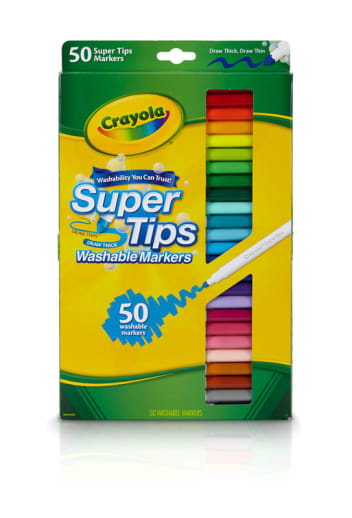 Crayola Super Tips Washable Fine Line Markers 50 Count