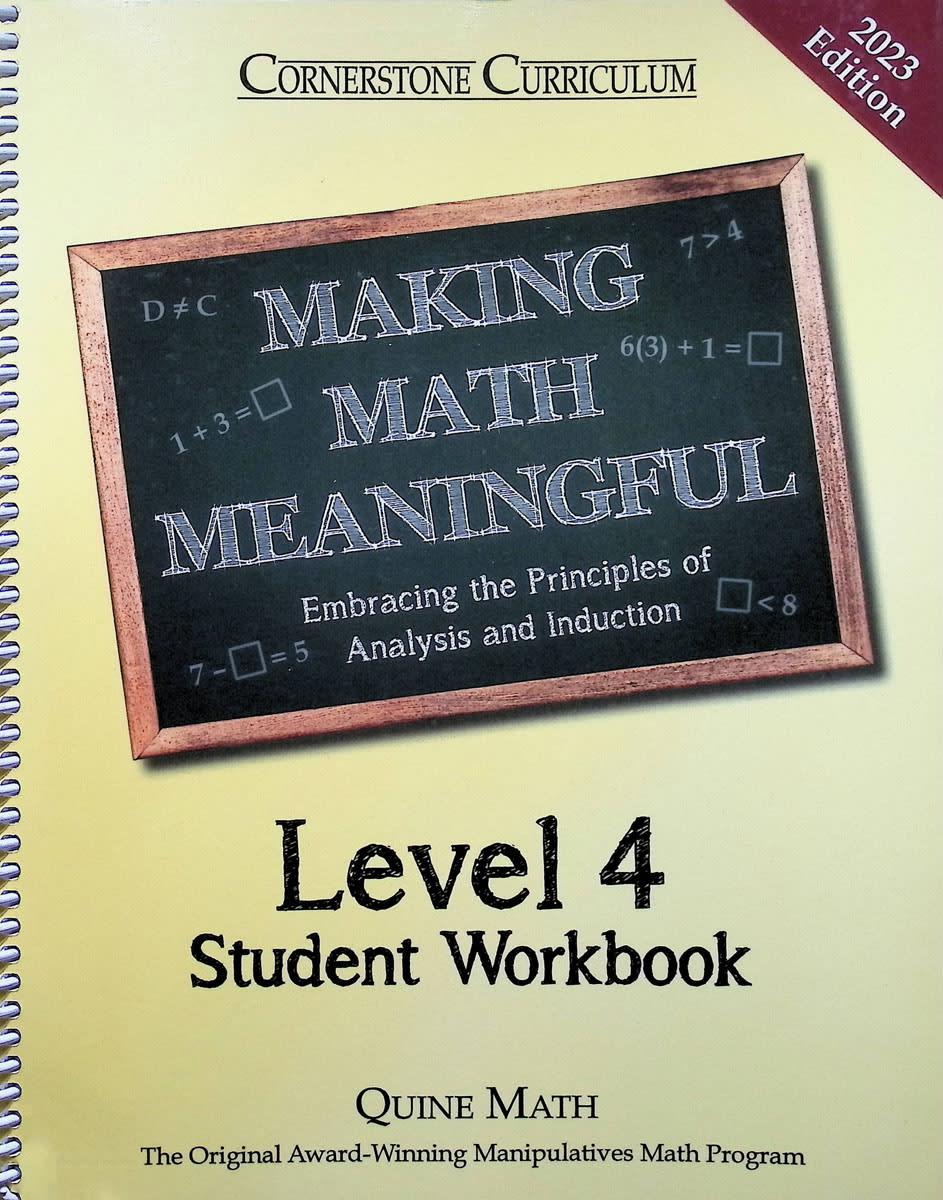 Making Math Meaningful 4 Student Workbook (Revised Edition)