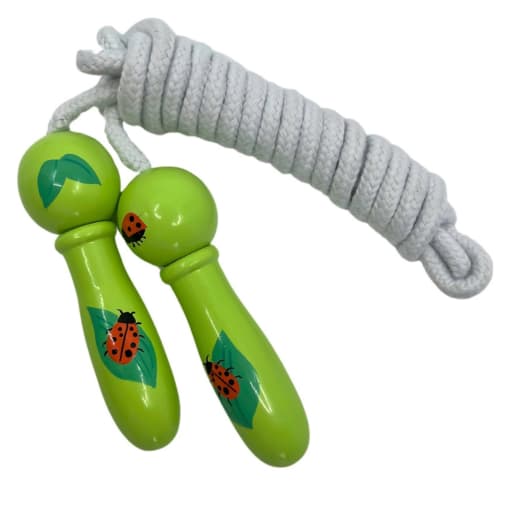 Ladybird Wooden Skipping Rope