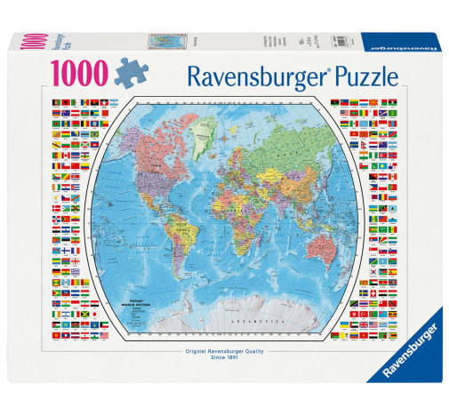Ravensburger Political World Map Puzzle (1000 piece)