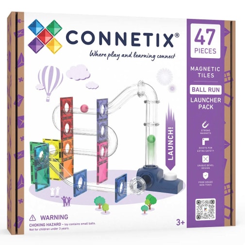 Connetix Ball Run Launcher Pack (47 pieces)