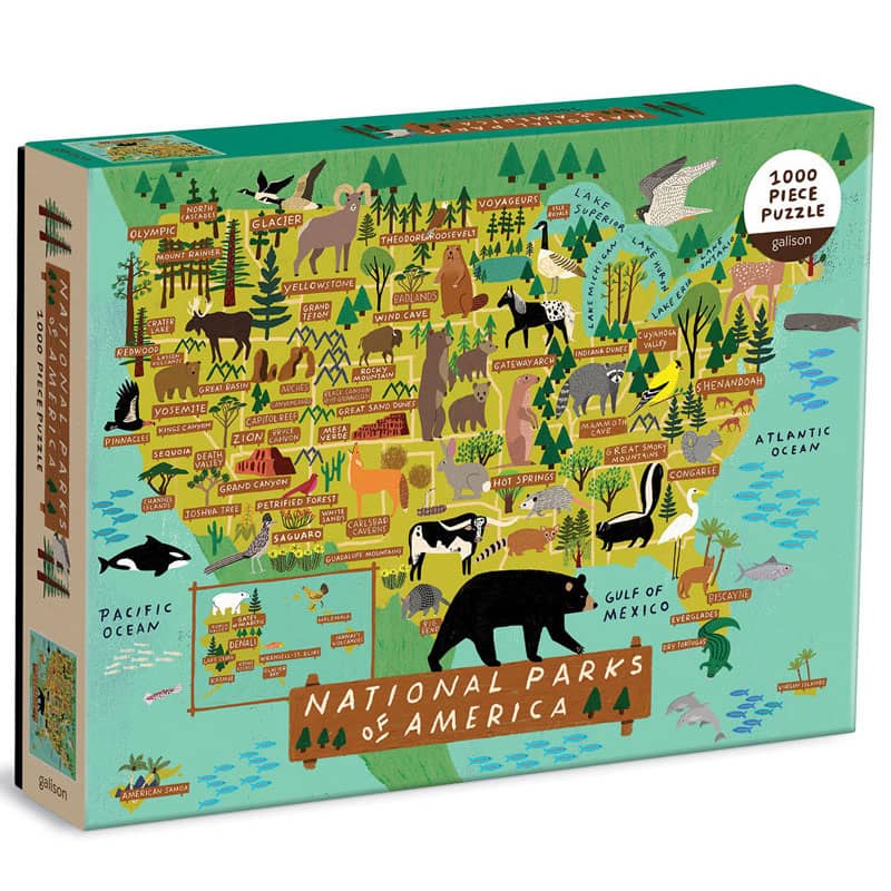 Galison National Parks of America Puzzle (1000 pieces)