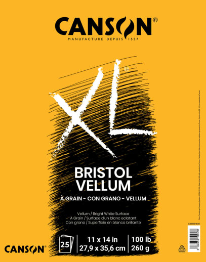 Canson XL Recycled Bristol Vellum Pad (11" X 14")