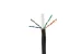 Cat6 Bulk Ethernet Cable, Unshielded, Solid, CMR, Pull Box, 1000 ft, 550 Mhz, Black