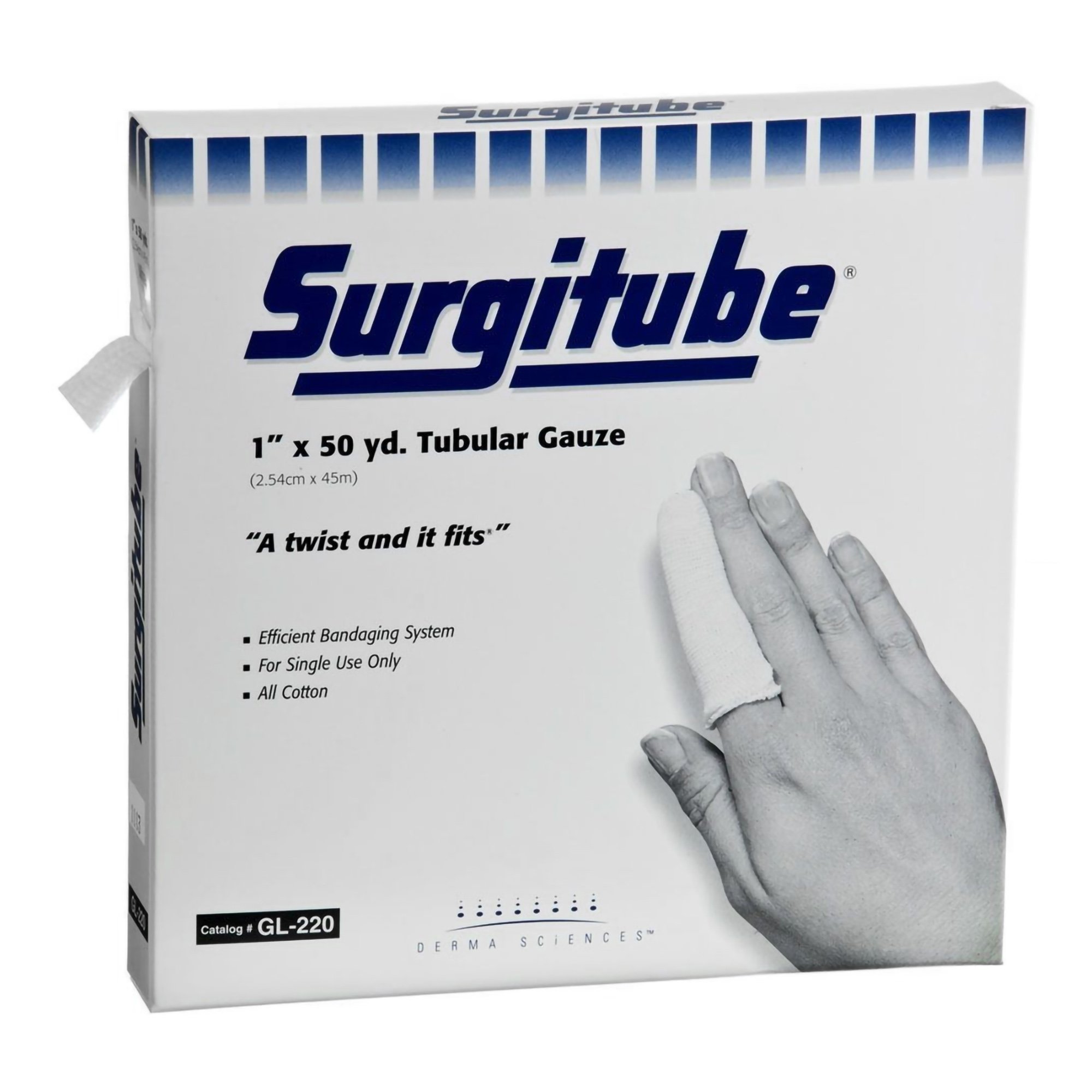 Surgitube Tubular Retainer Dressing, Size 2, 1 Inch x 50 Yard MK 197357
