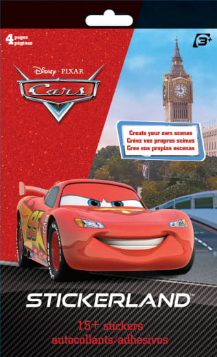 Cars - Create a Scene Stickerland Pad (4 pages)