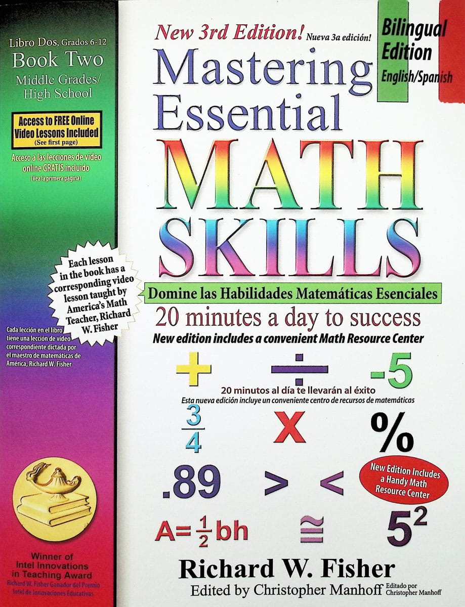 Mastering Essential Math Skills Book 2, Bilingual Edition (English/Spanish)