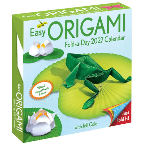 Easy Origami Fold-a-Day 2027 Calendar