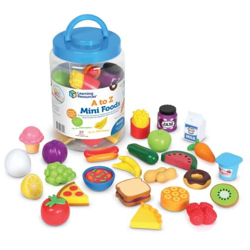 Learning Resources A to Z Mini Foods