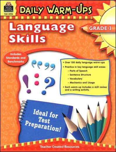 Daily Warm-Ups Language Skills Grade 3