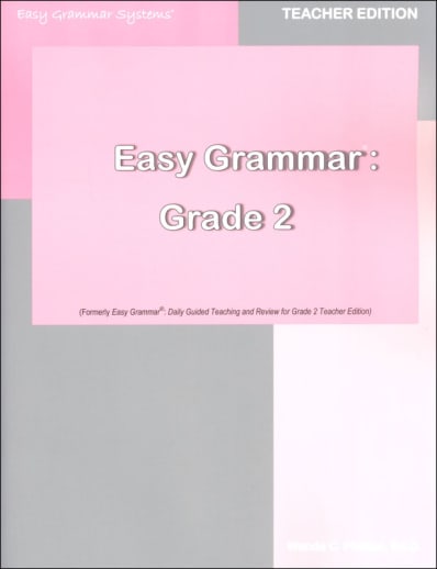 Easy Grammar Grade 2 Teacher Edition